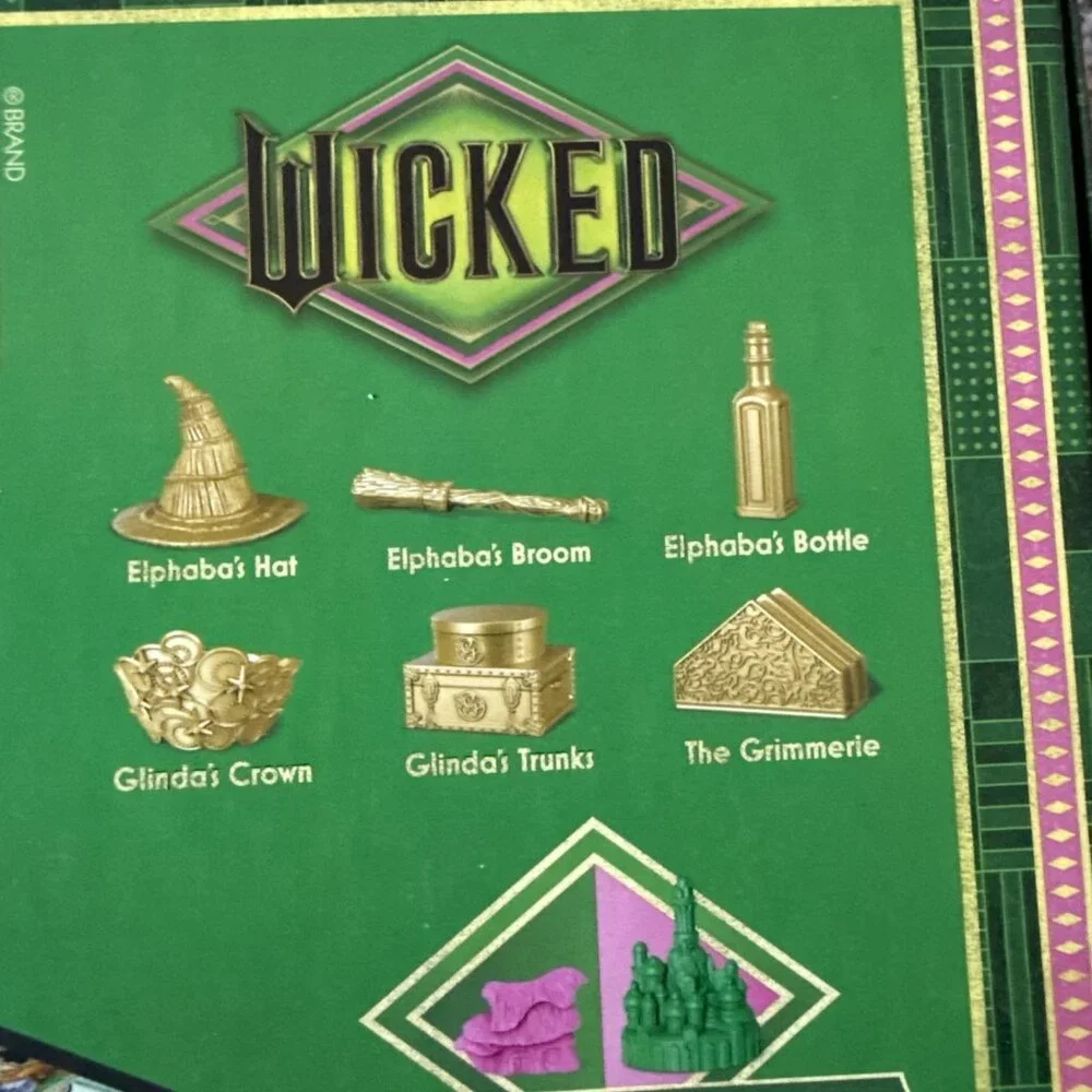 New Wicked Monopoly Game by Hasbro Gaming - Picture 5 of 7